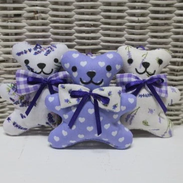 Medvídek s levandulí 