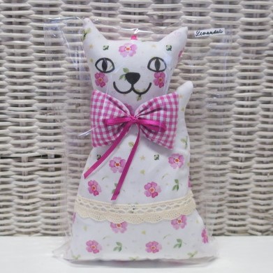 Levandulová kočička velká růžová