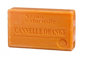 Marseillské mýdlo -Pomeranč se skořicí 100g