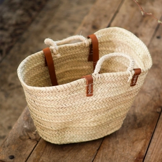 Francouzský nákupní menší košík se čtyřmi uchy